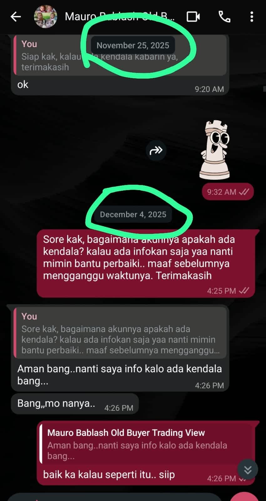 Testimoni dari Mauro
