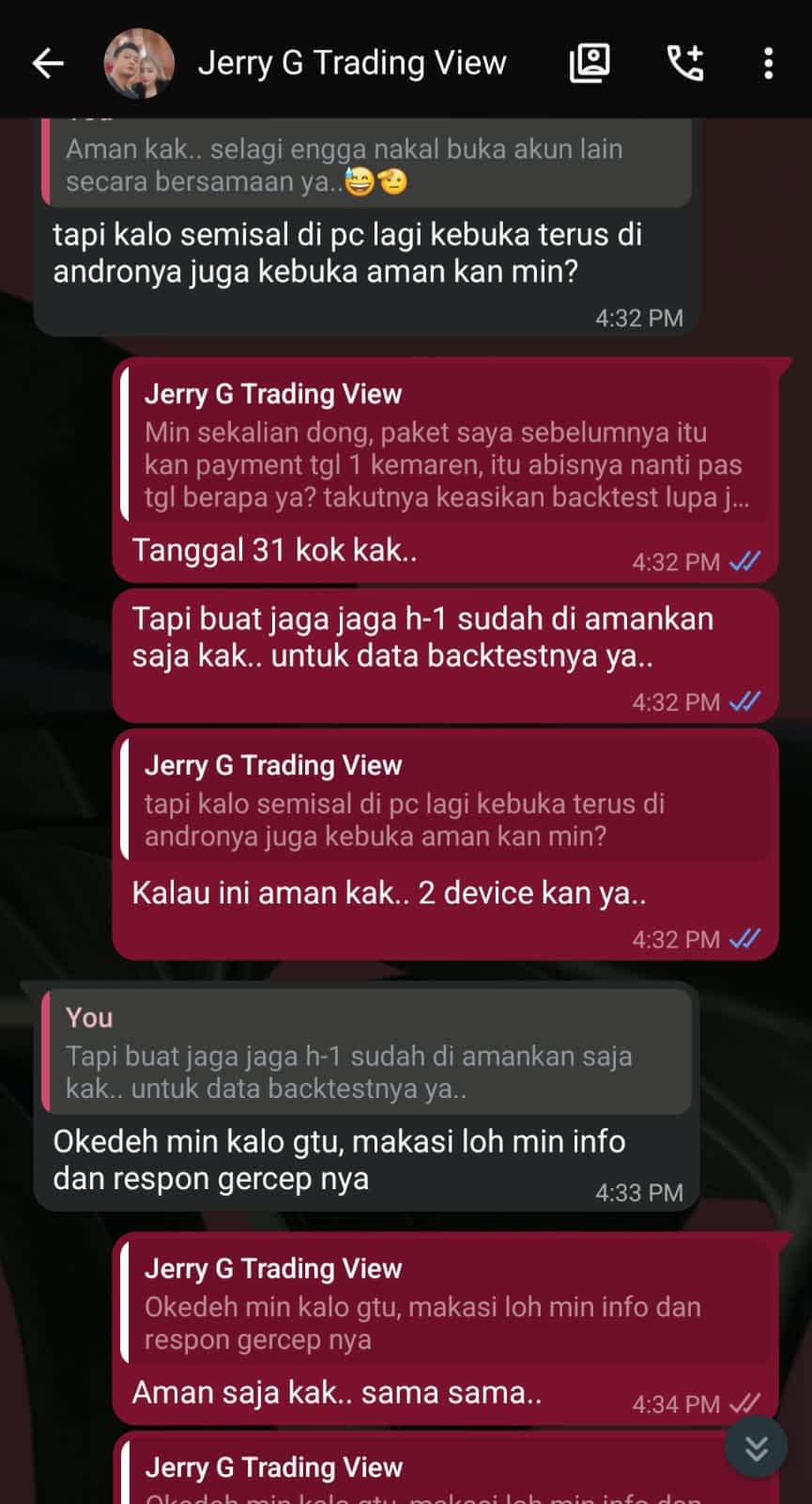 Testimoni dari Jerry G