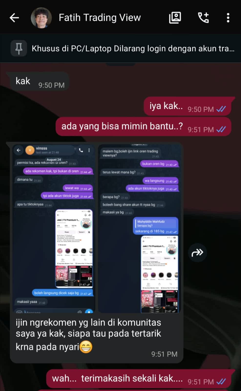 Testimoni dari Fatih