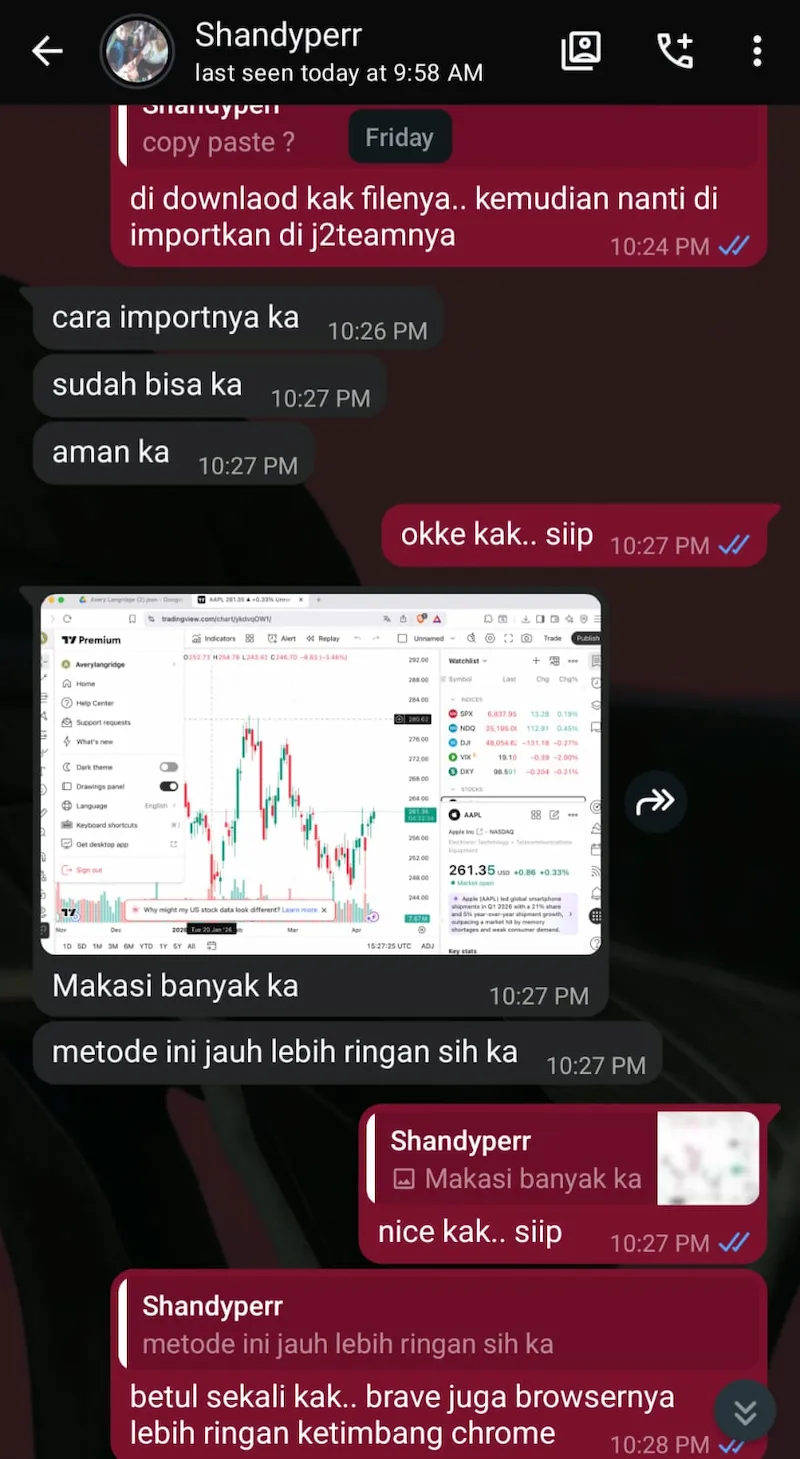 Bukti testimoni pelanggan Jeki Store