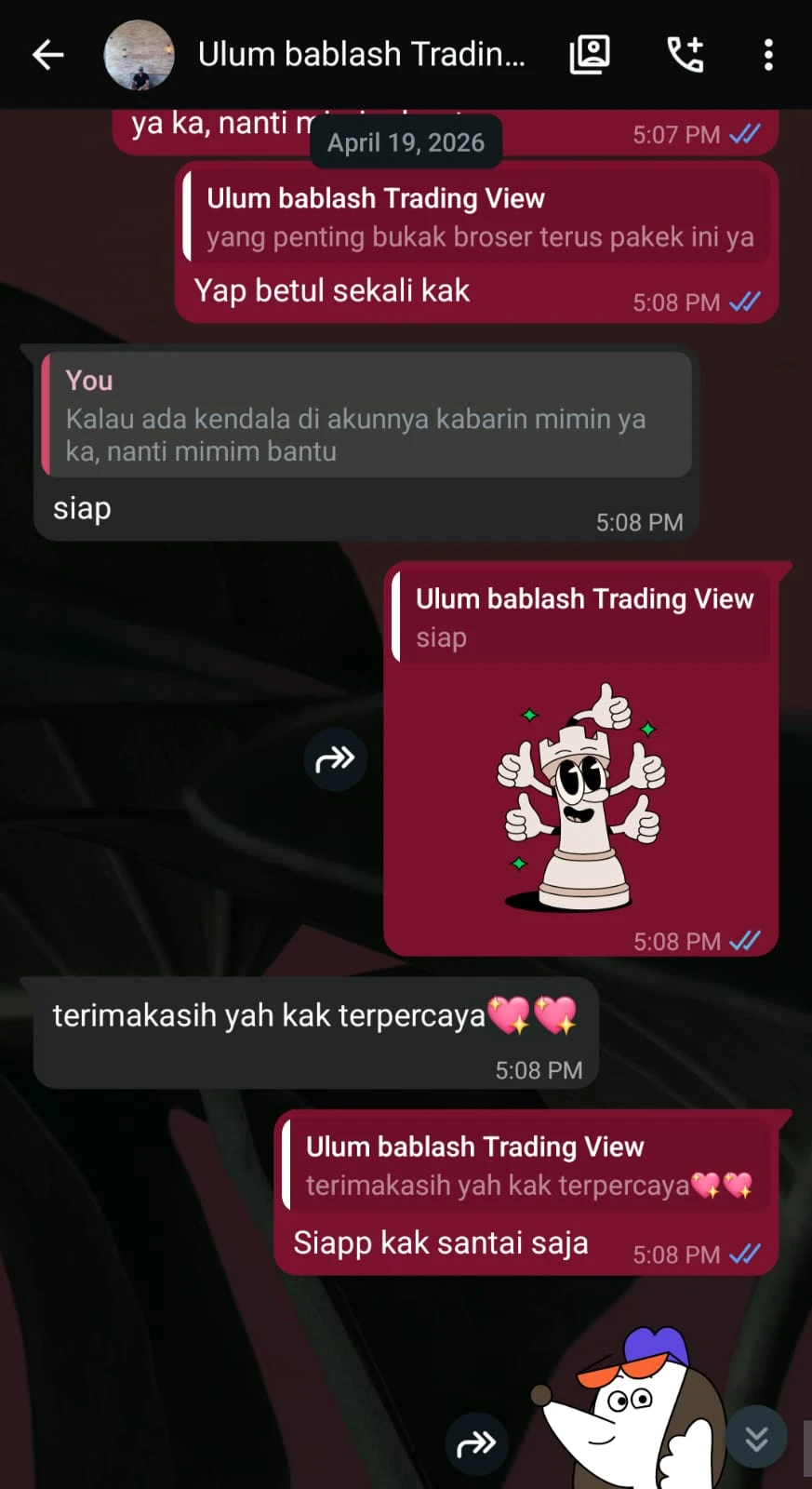 Bukti testimoni pelanggan Jeki Store